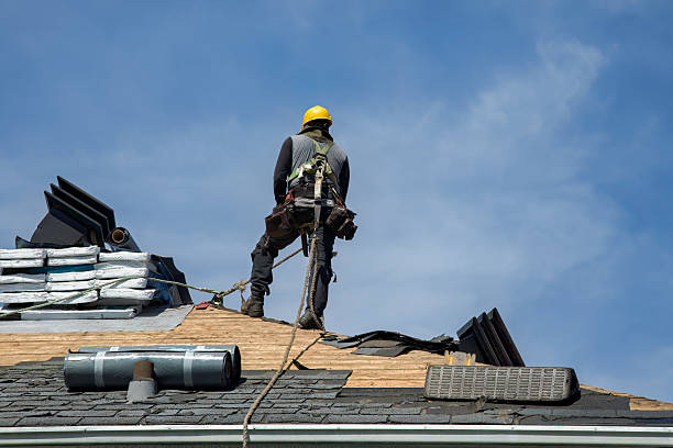 Professional Roof Replacement technician working in Edison, NJ